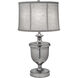 Ellie 31 inch 150 watt Antique Nickel Table Lamp Portable Light